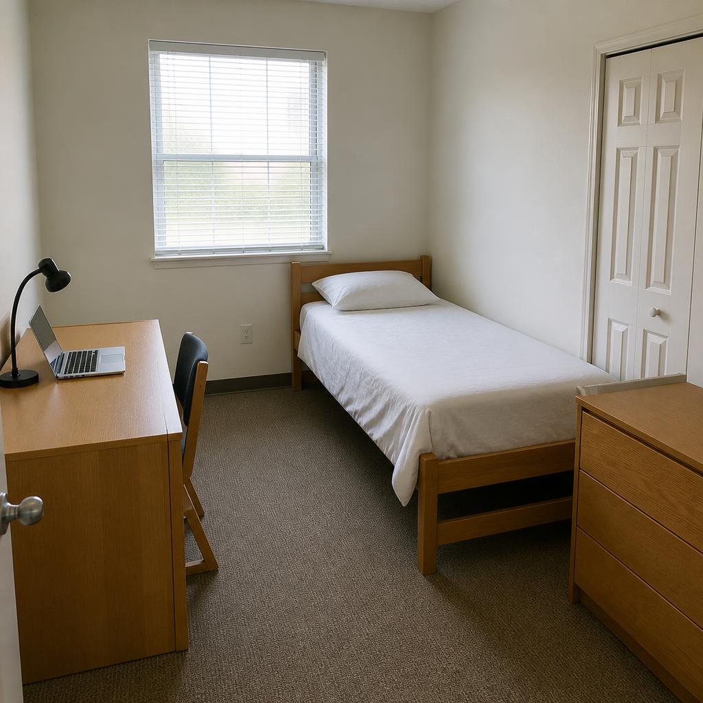 Plain dorm before styling